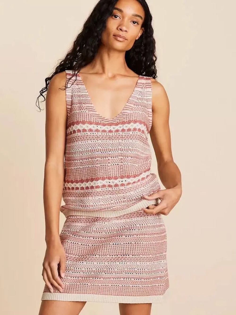 Lou & Grey Crochet Sweater tank